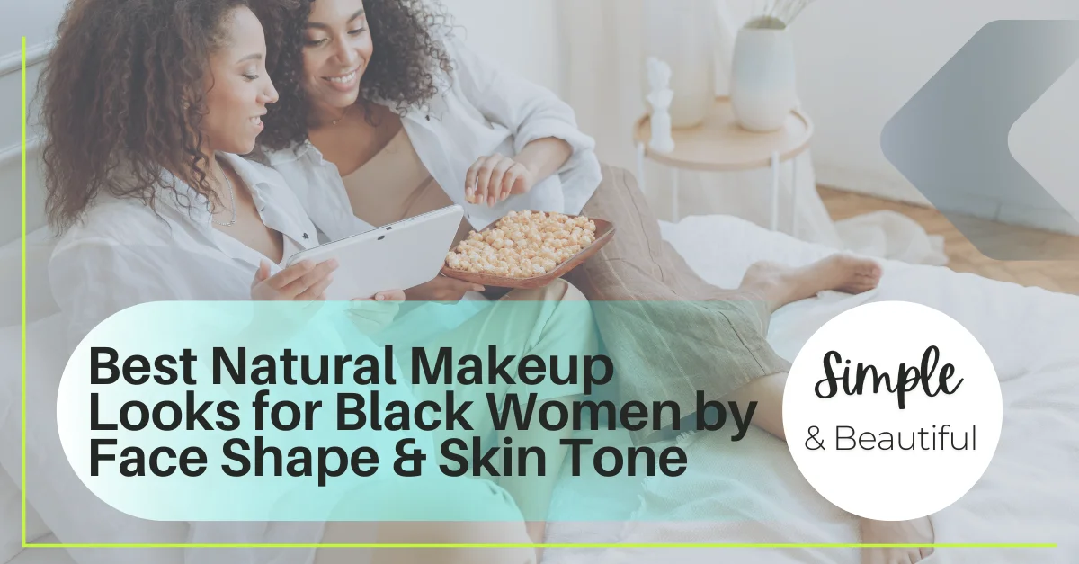 Elegant Black woman with natural makeup and styled hair wearing a beige blazer, posing confidently against a neutral background.
