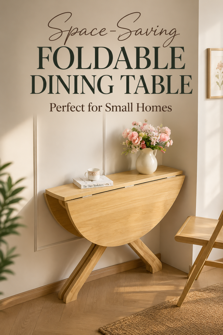 21 Foldable Dining Table Ideas That Save Space in Style